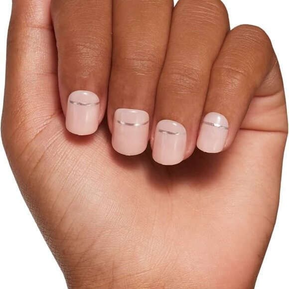 NEW (opened/no box) Glamnetic Press-On Nails in Silver Lining - Picture 4 of 5